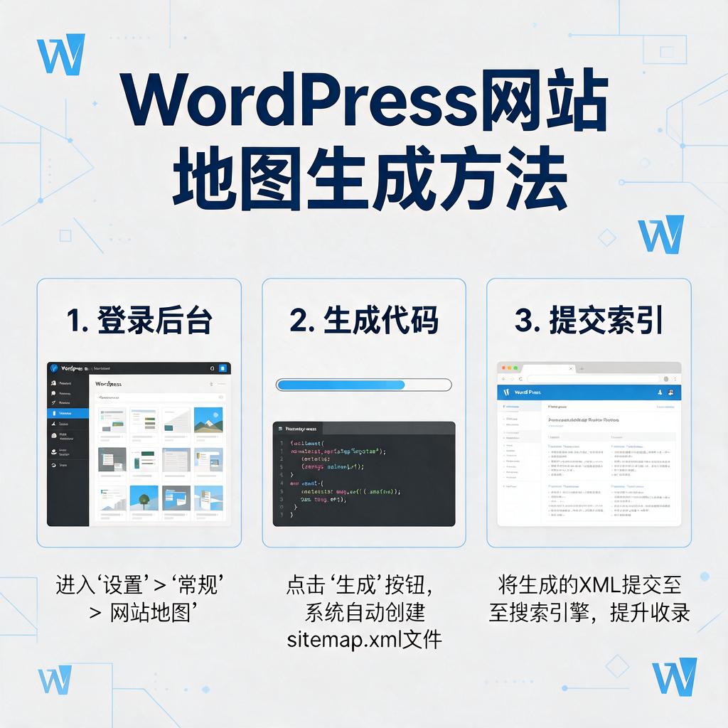 WordPress网站地图生成方法