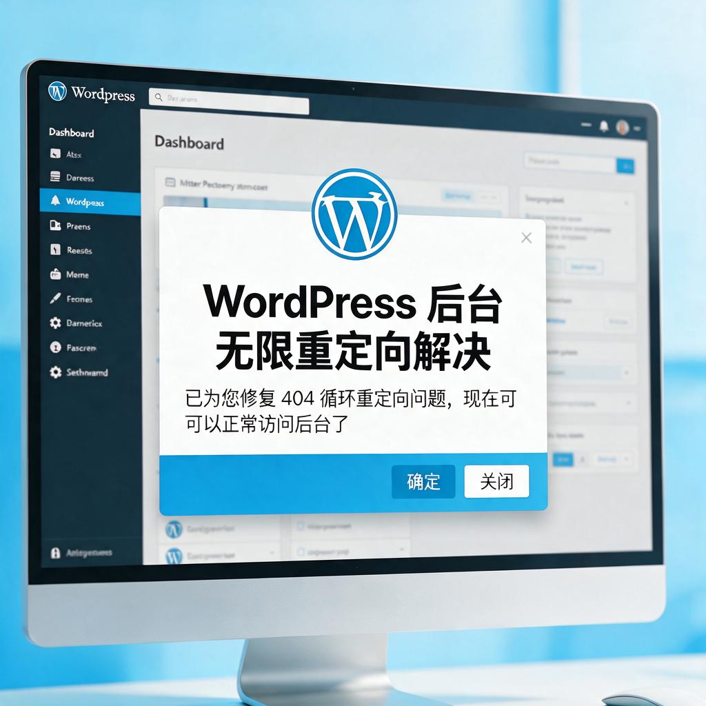 WordPress后台无限重定向解决 第1张 WordPress后台无限重定向解决 第1张
