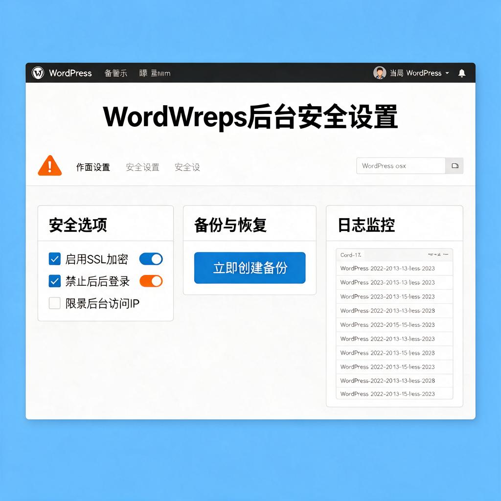 WordPress后台安全设置