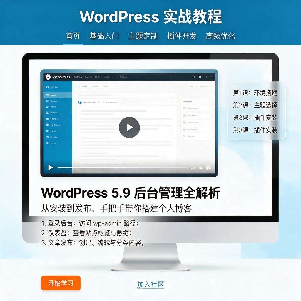 WordPress使用教程 第1张 WordPress使用教程 第1张