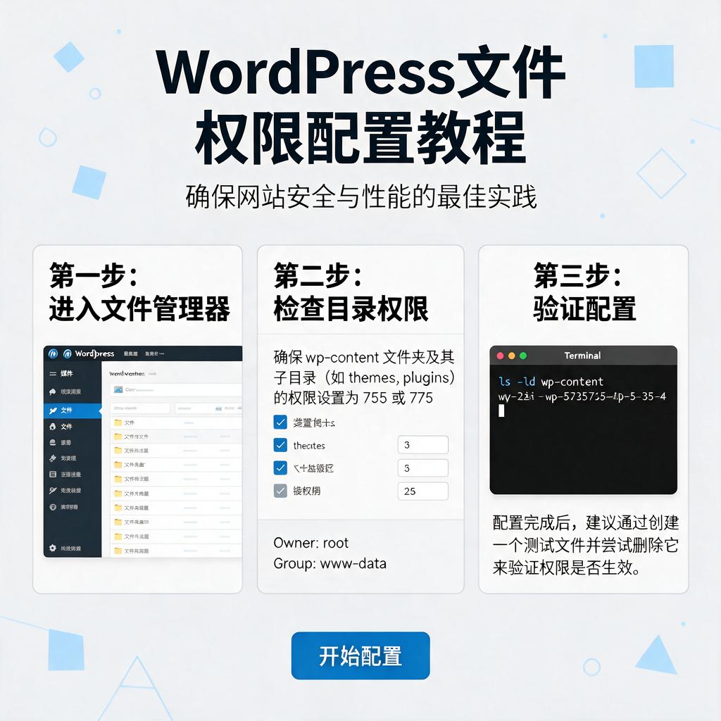 WordPress文件权限配置教程