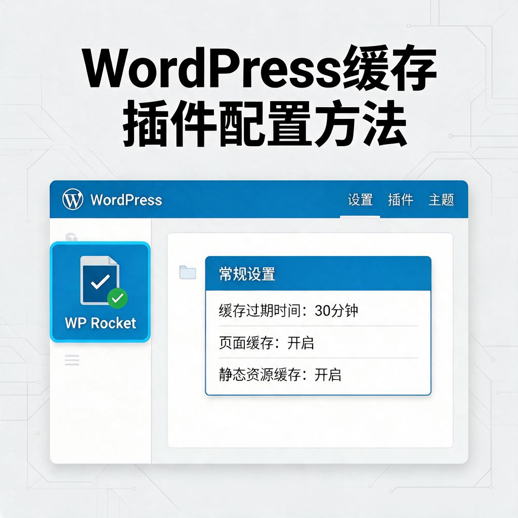 WordPress缓存插件配置方法