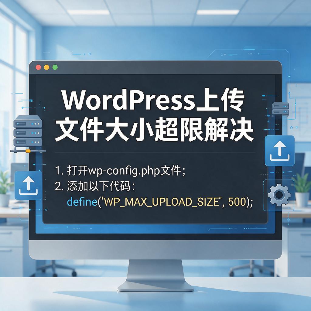WordPress上传文件大小超限解决 第1张 WordPress上传文件大小超限解决 第1张