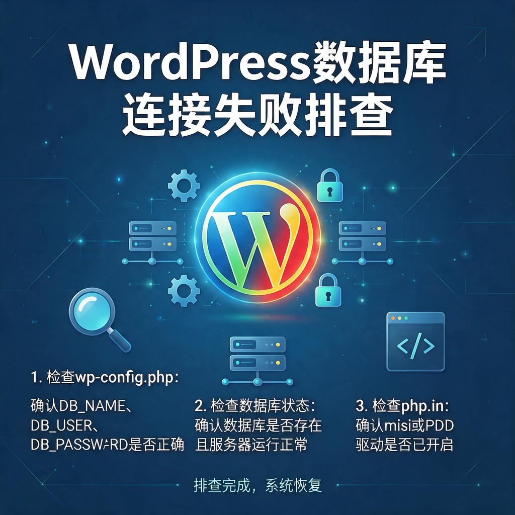 WordPress数据库连接失败排查 第1张 WordPress数据库连接失败排查 第1张
