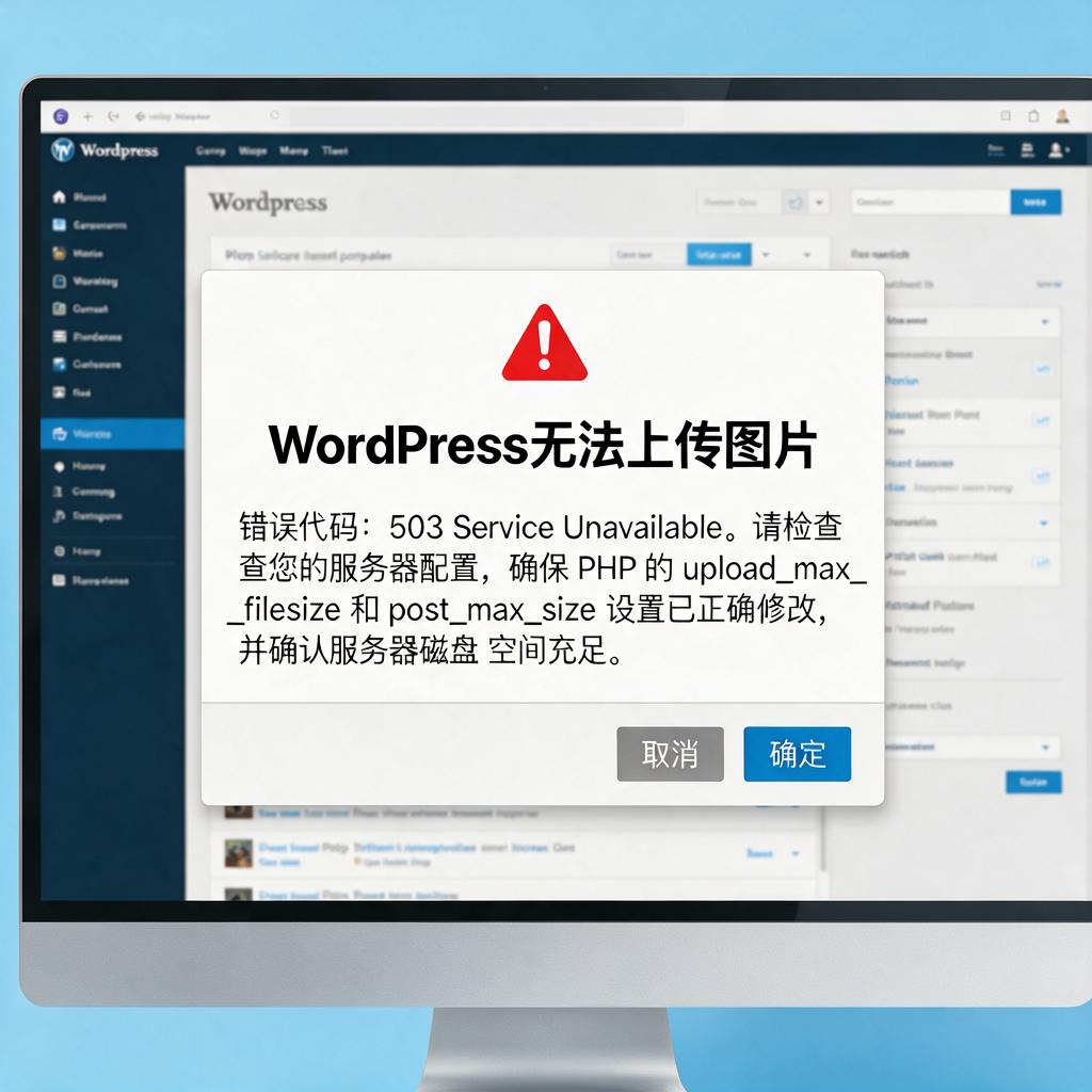 WordPress无法上传图片解决 第1张 WordPress无法上传图片解决 第1张