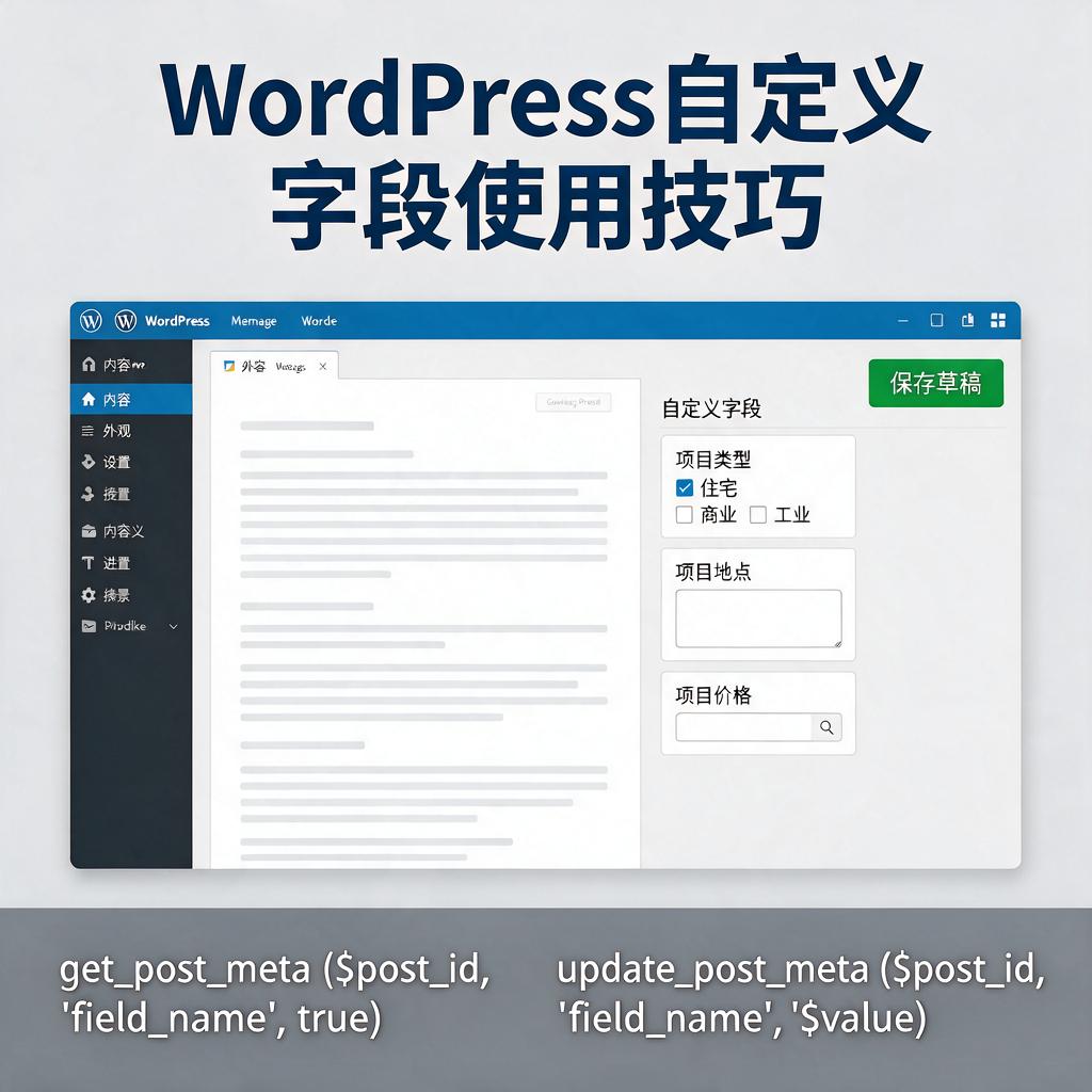 WordPress自定义字段使用技巧