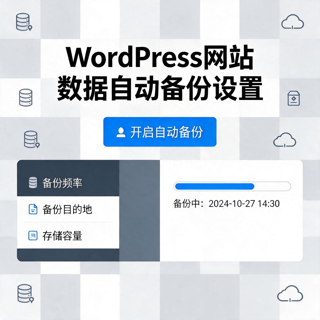 WordPress网站数据自动备份设置