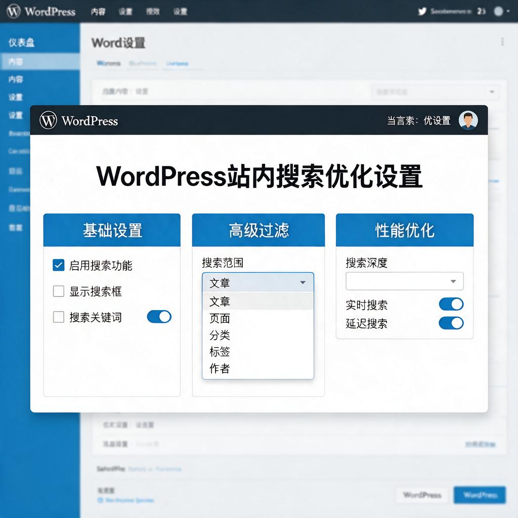 WordPress站内搜索优化设置