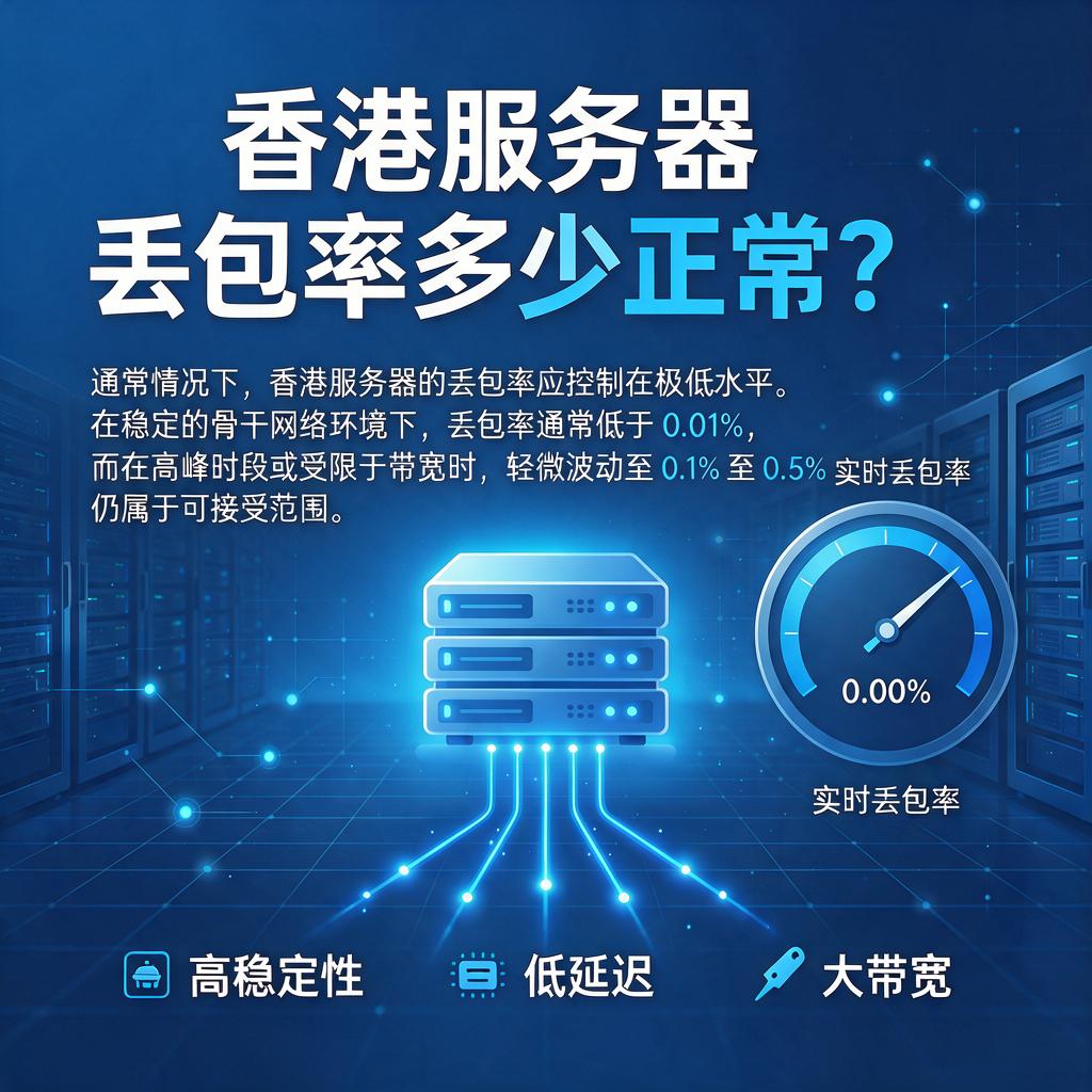 香港服务器丢包率多少正常
