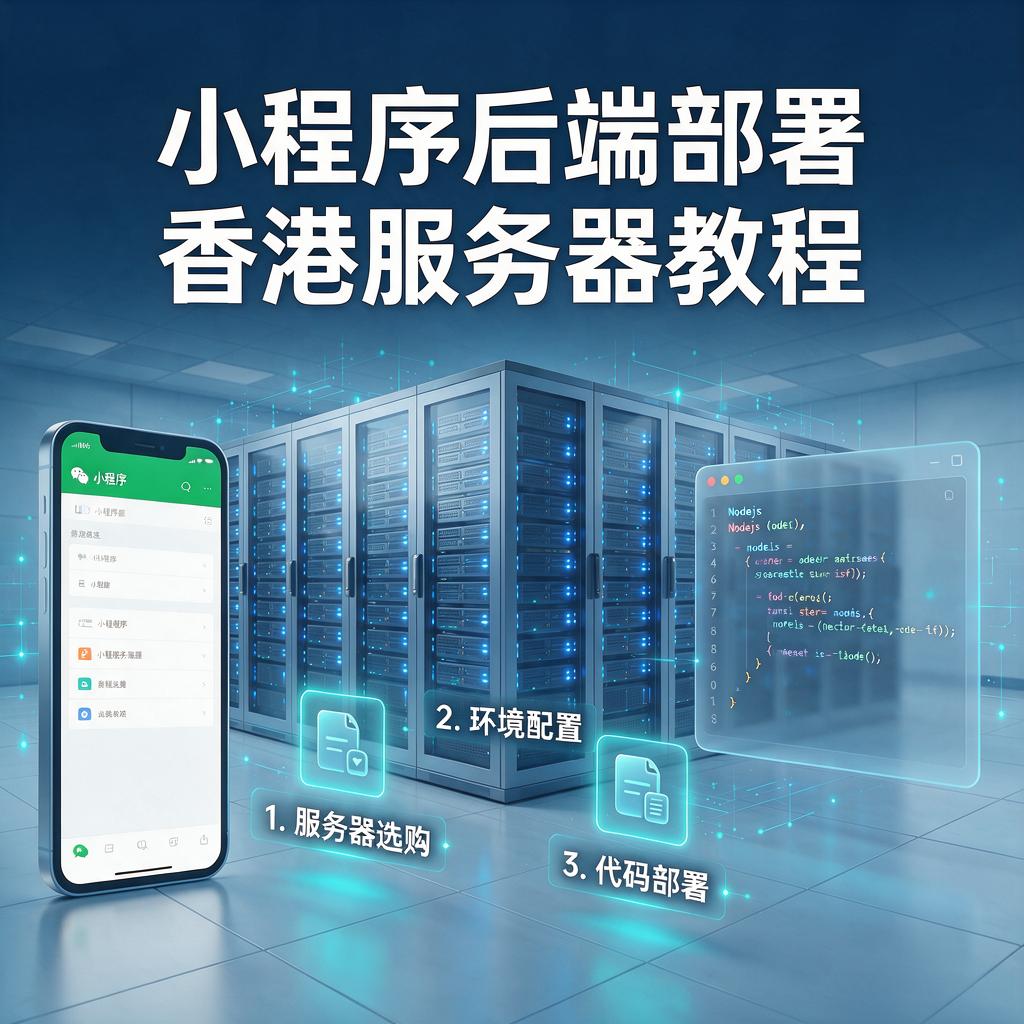 小程序后端部署香港服务器教程