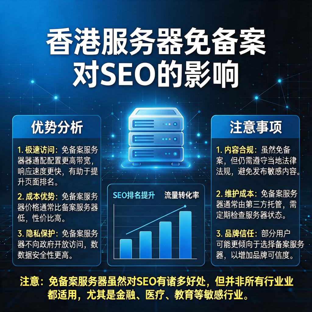 香港服务器免备案对SEO的影响