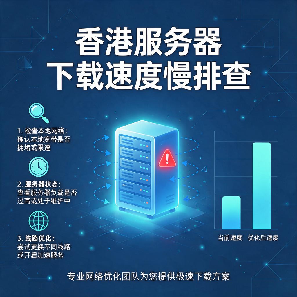 香港服务器下载速度慢排查