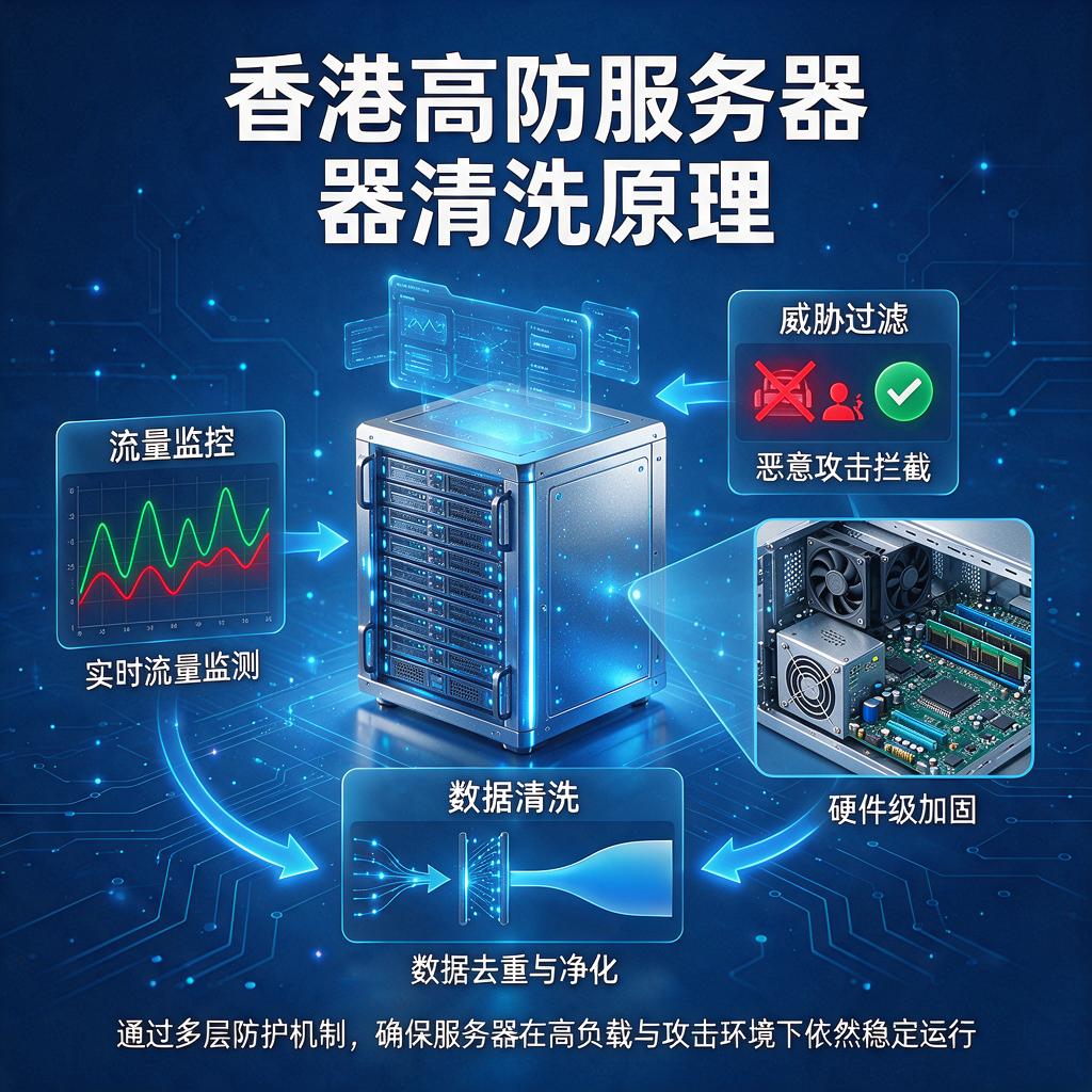香港高防服务器清洗原理