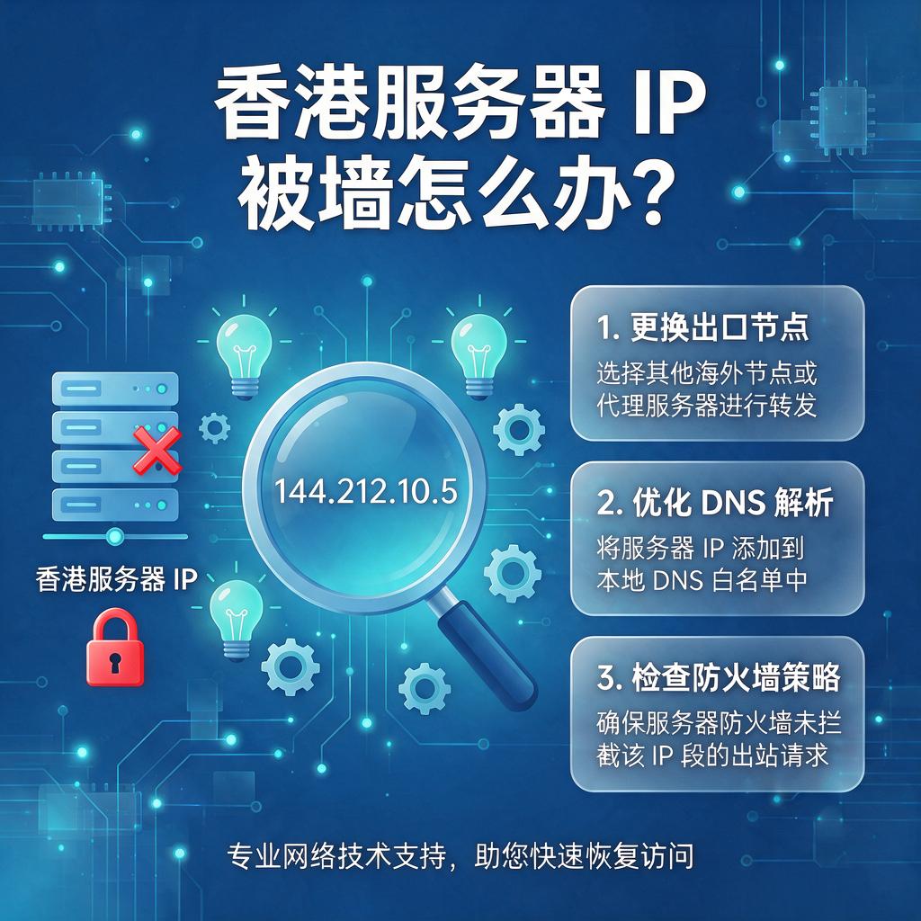 香港服务器IP被墙怎么解决 第1张 香港服务器IP被墙怎么解决 第1张