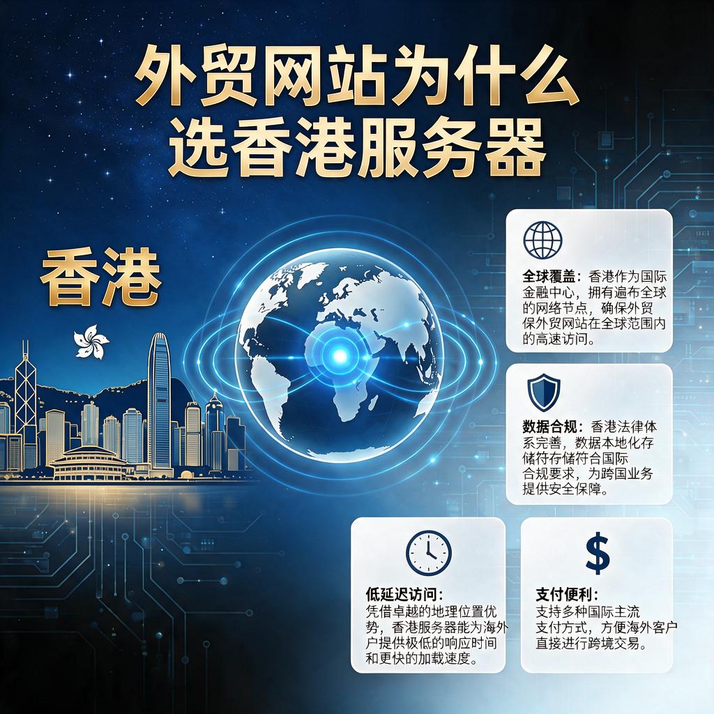外贸网站为什么选香港服务器