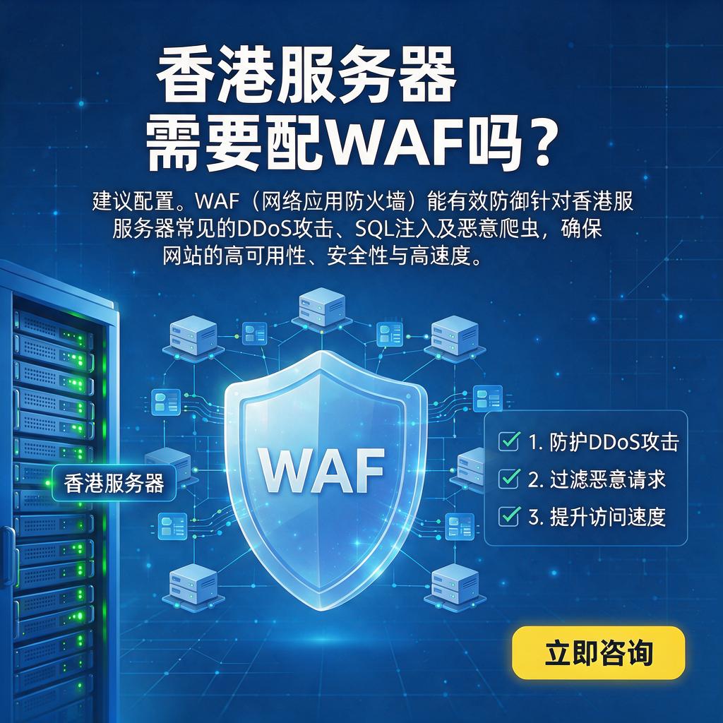 香港服务器需要配WAF吗