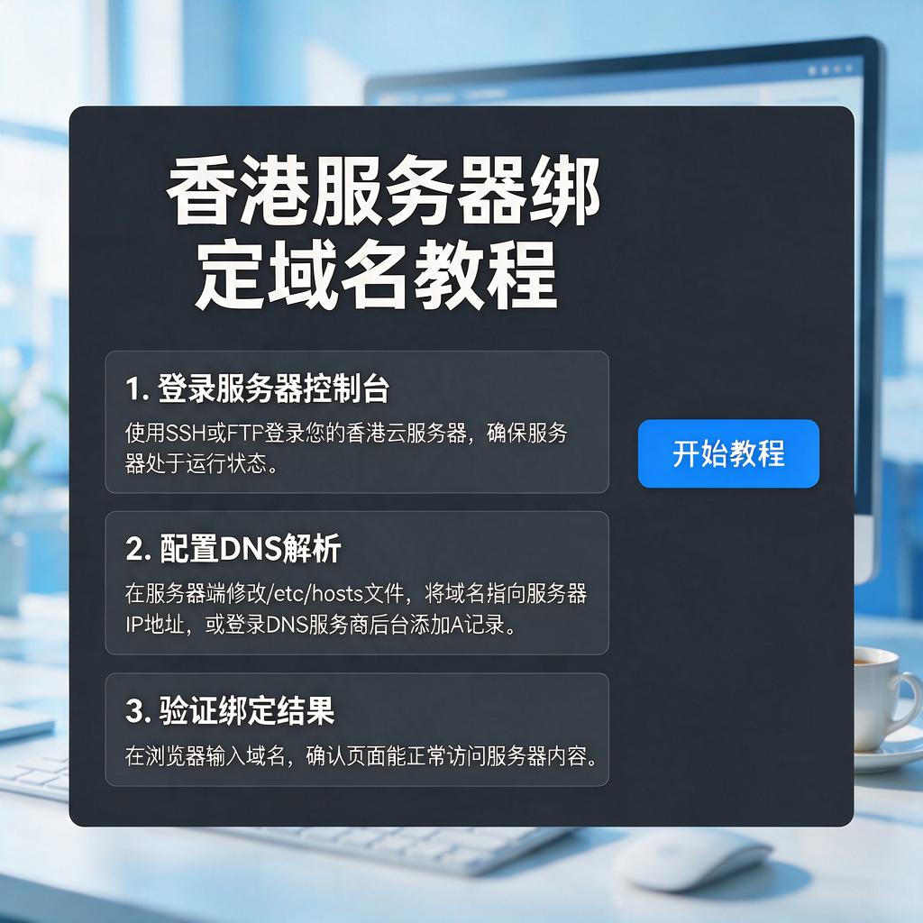 香港服务器绑定域名教程 第1张 香港服务器绑定域名教程 第1张