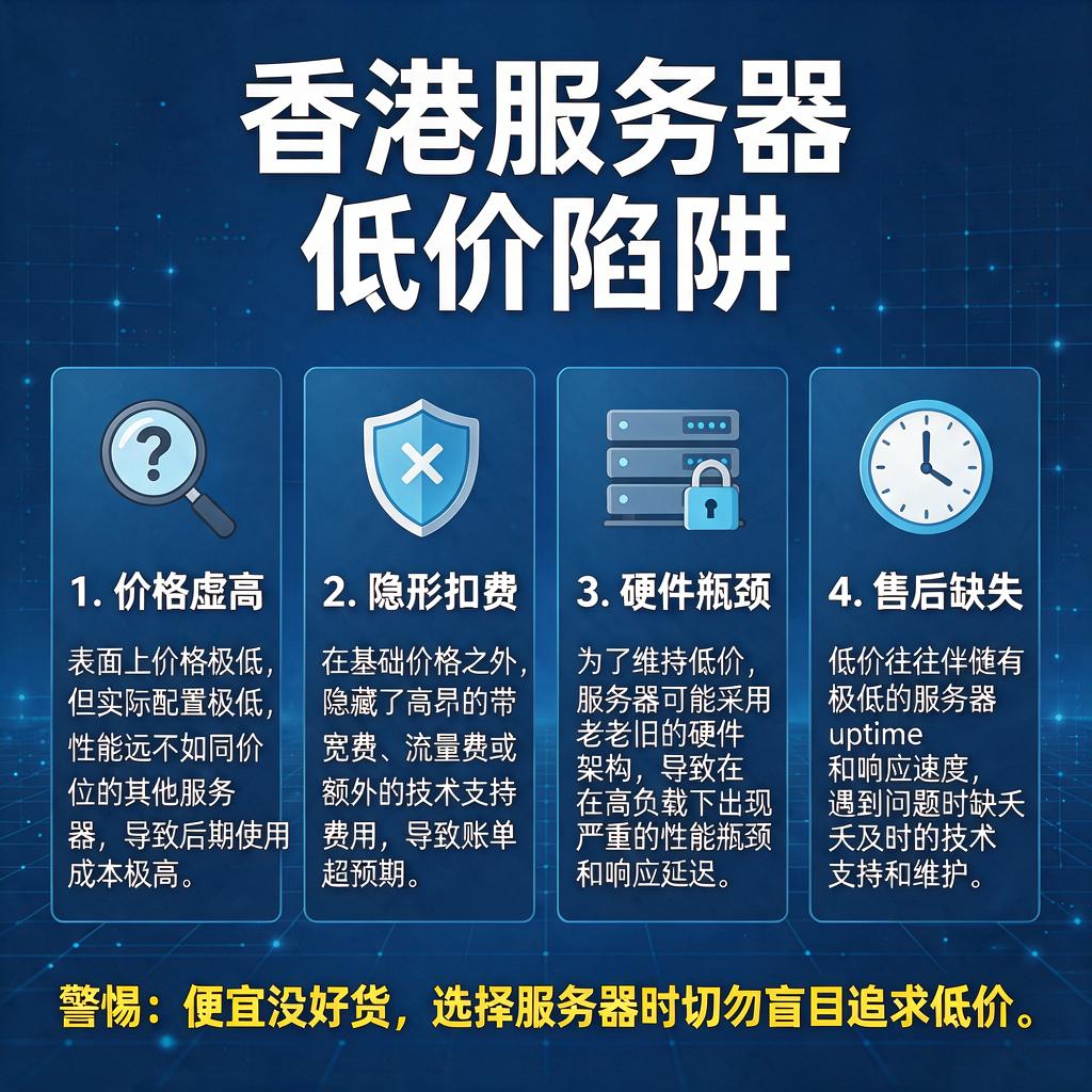 香港服务器低价陷阱有哪些