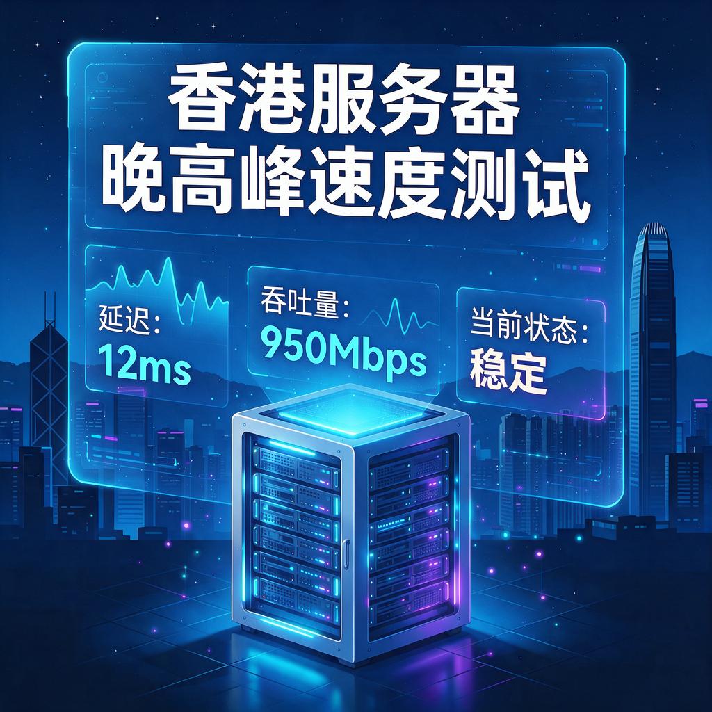 香港服务器晚高峰速度测试