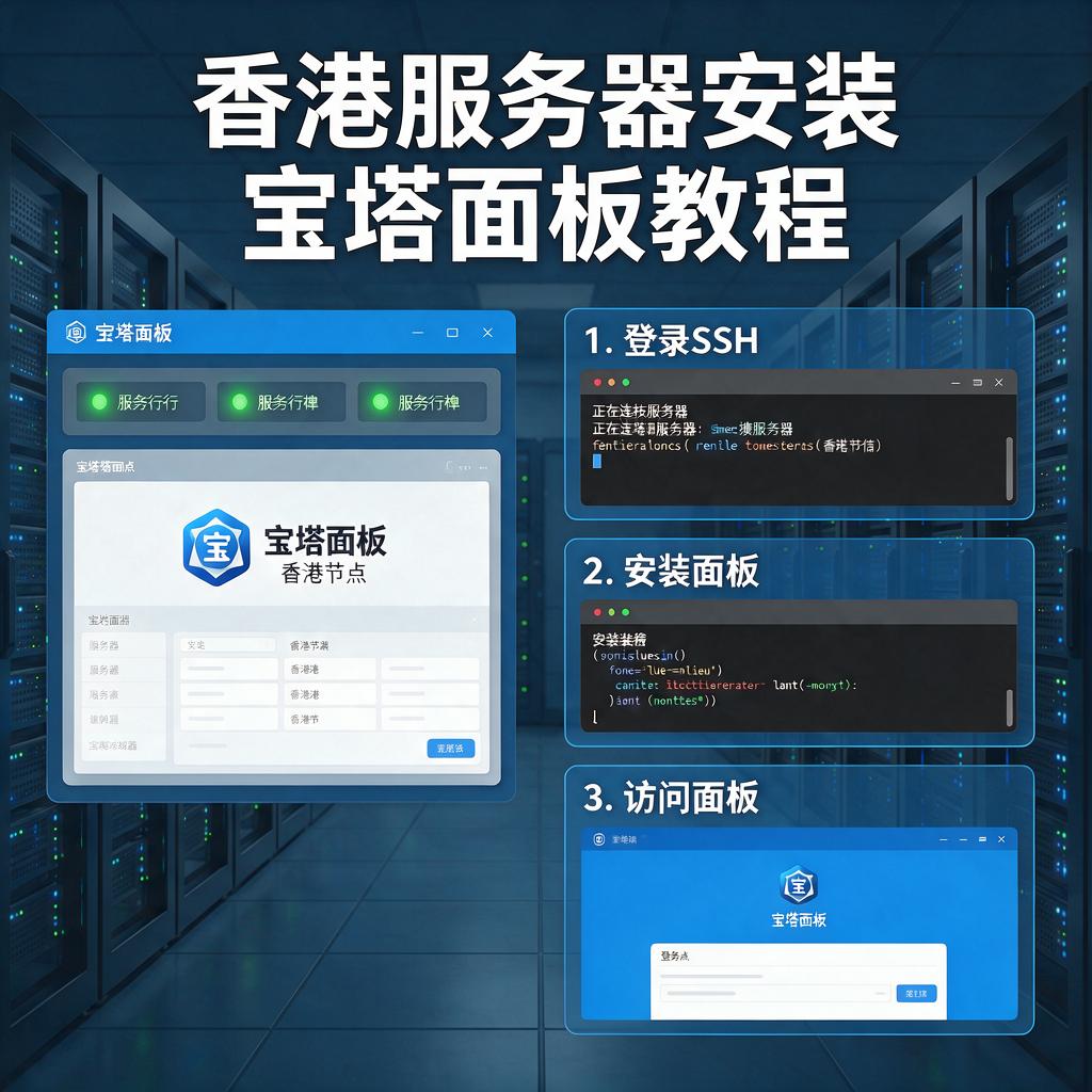 香港服务器安装宝塔面板教程