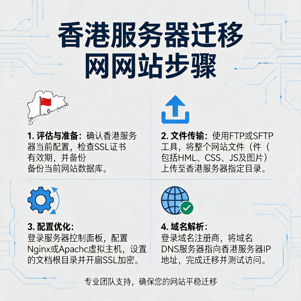 香港服务器迁移网站步骤