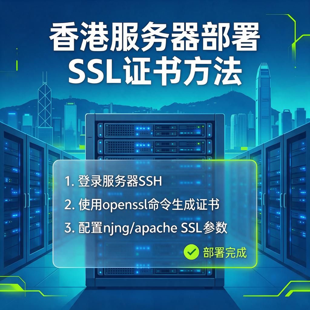香港服务器部署SSL证书方法