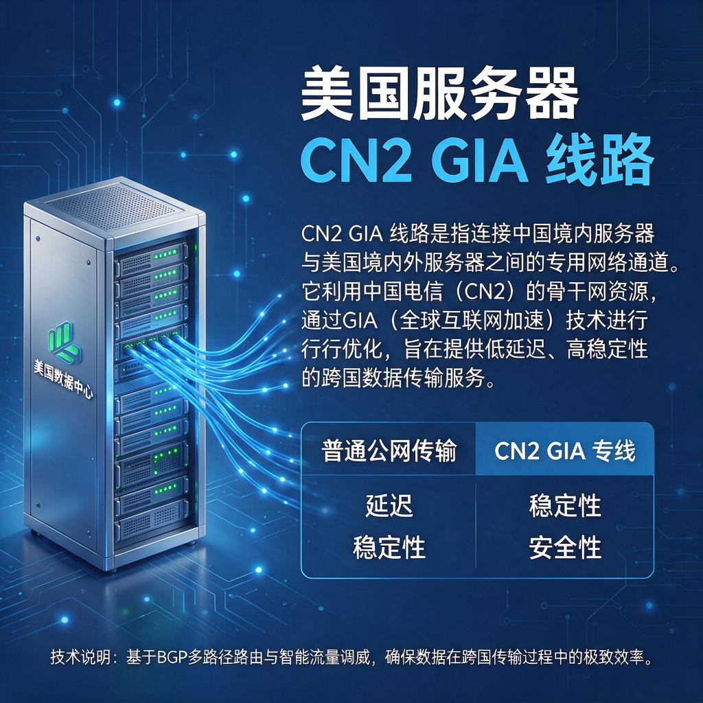 美国服务器CN2 GIA线路是什么