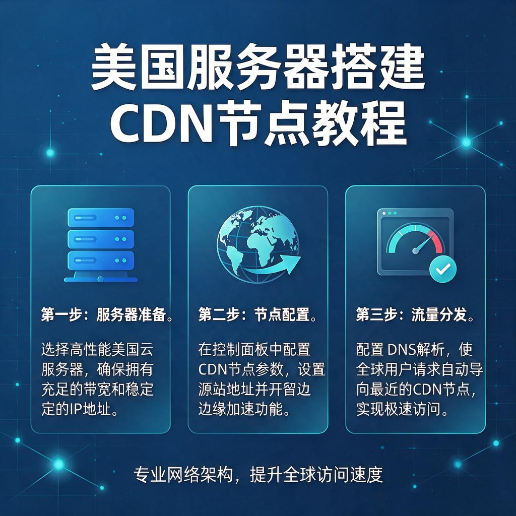 美国服务器搭建CDN节点教程