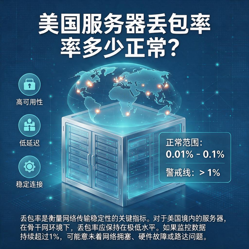 美国服务器丢包率多少正常