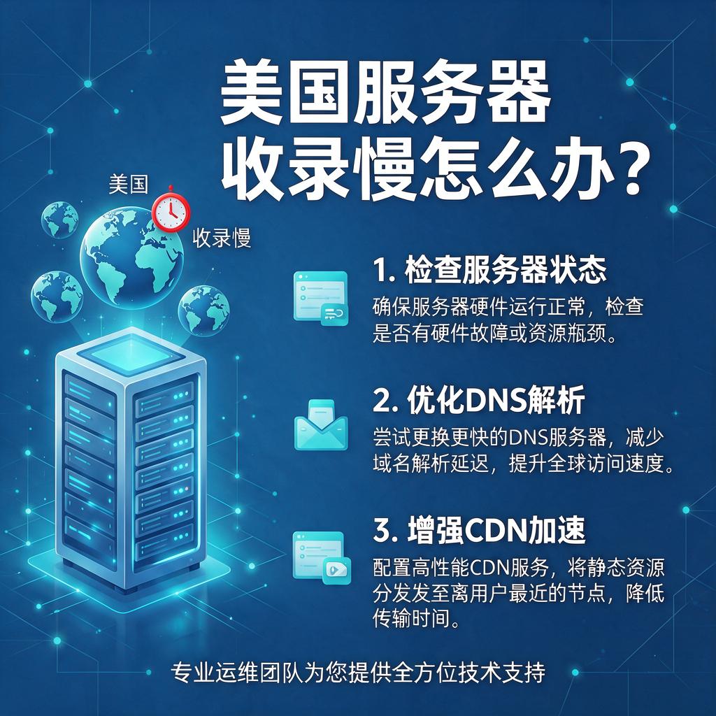 美国服务器收录慢怎么办