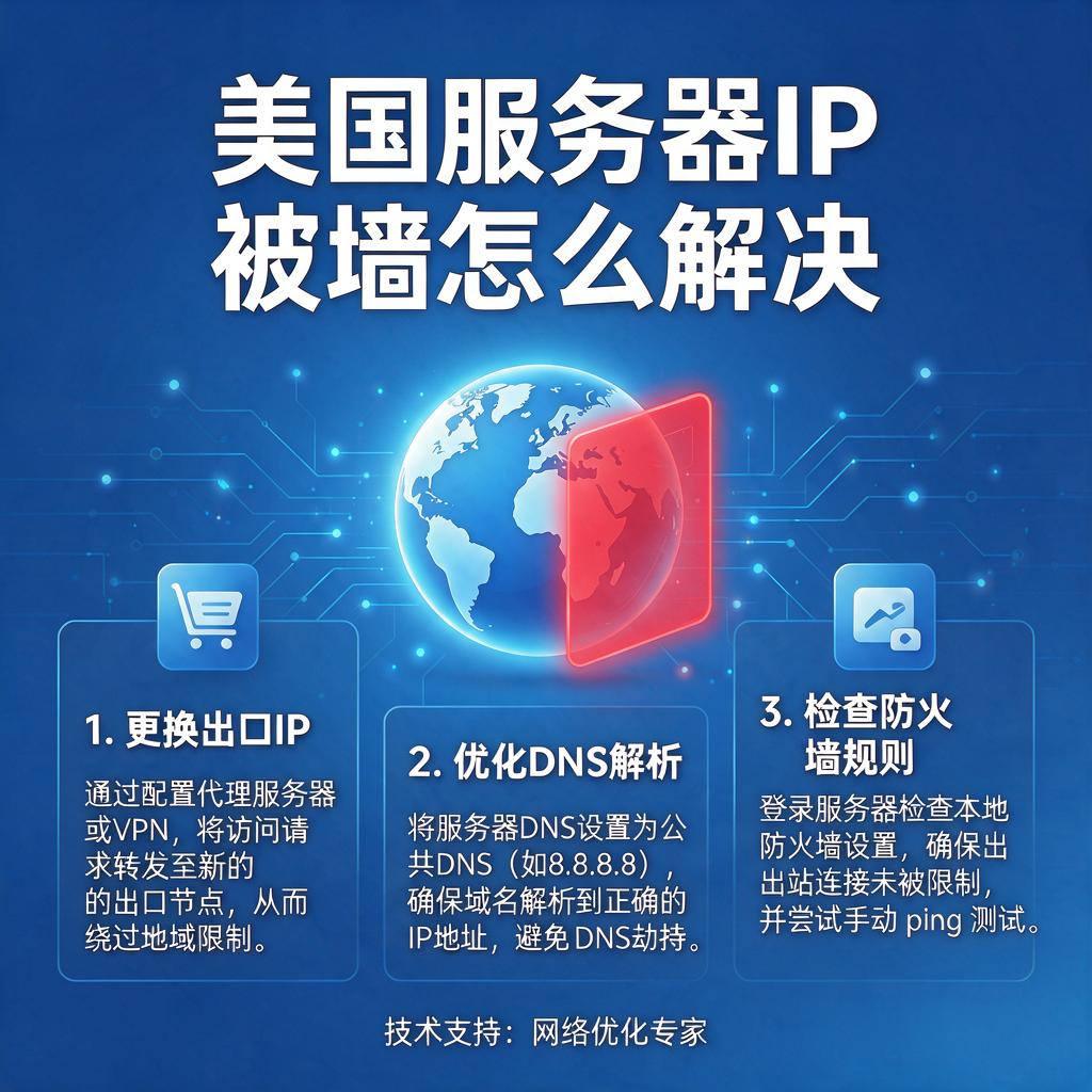 美国服务器IP被墙怎么解决
