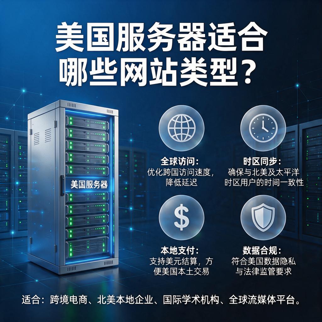 美国服务器适合哪些网站类型