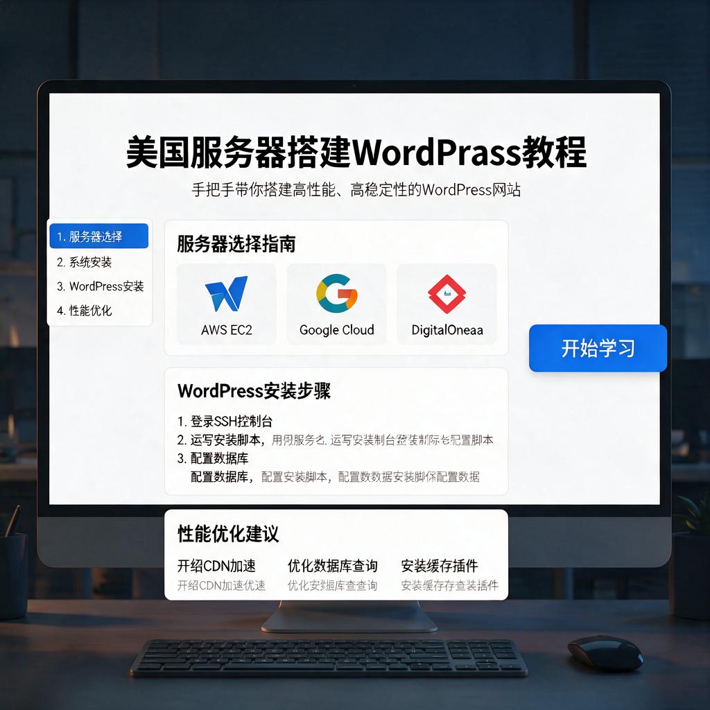 美国服务器搭建WordPress教程