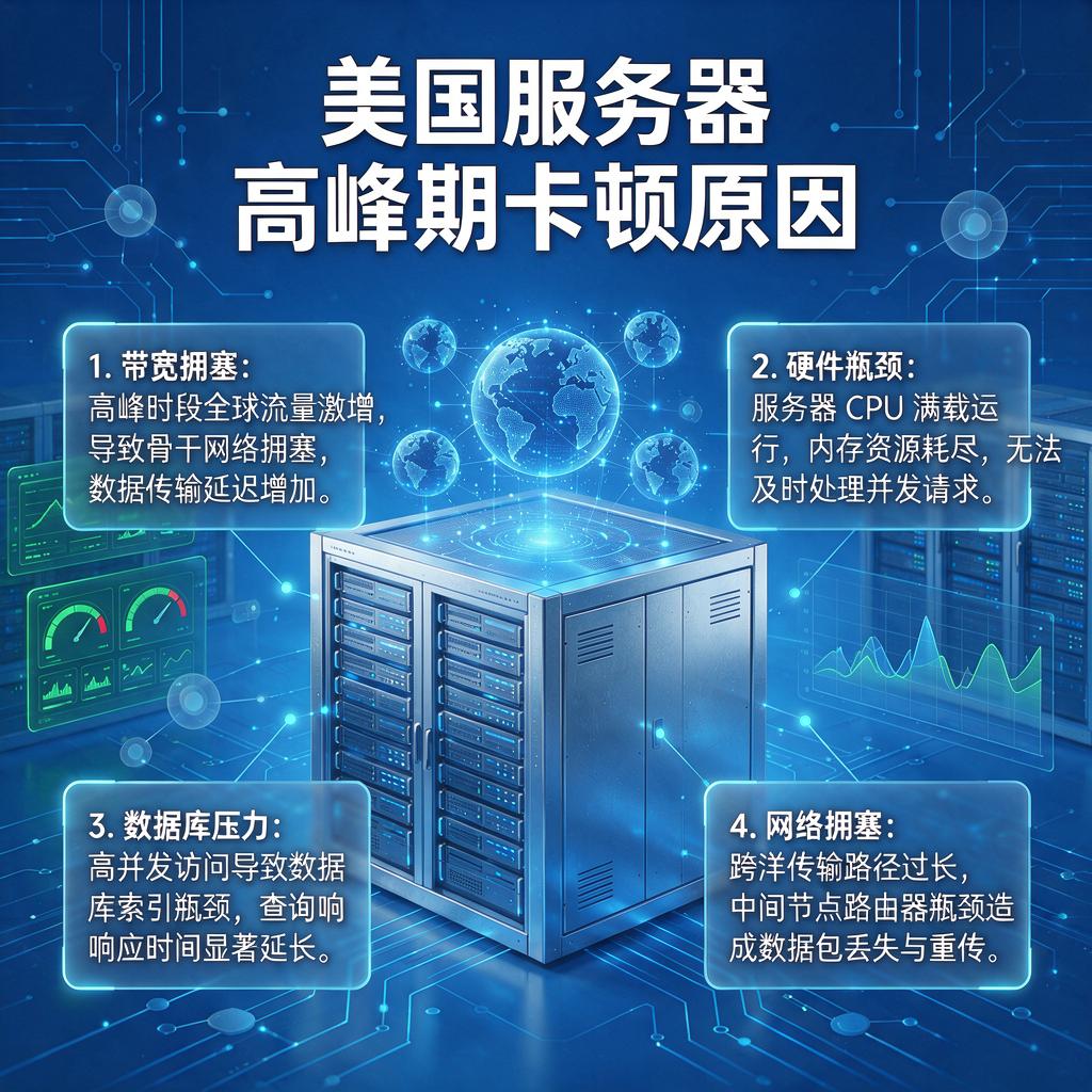 美国服务器高峰期卡顿原因