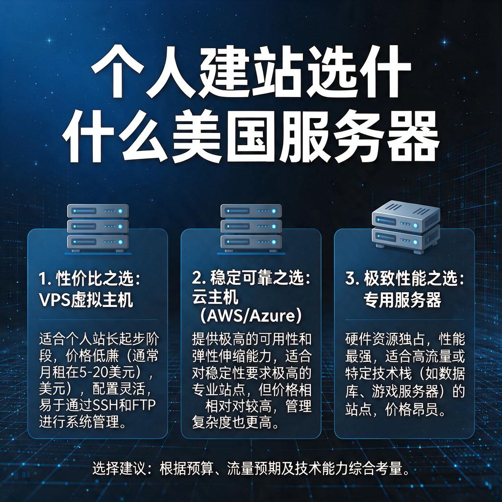 个人建站选什么美国服务器