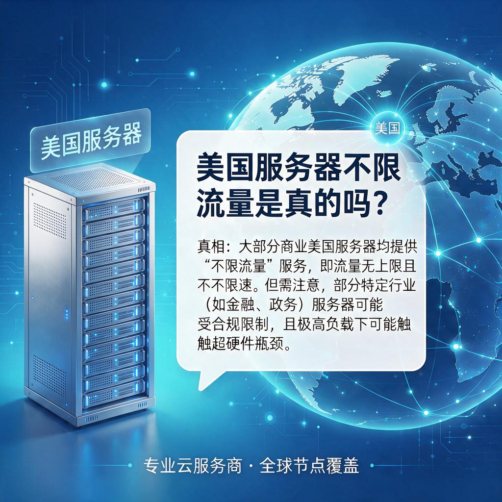 美国服务器不限流量是真的吗