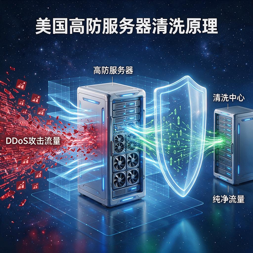 美国高防服务器清洗原理