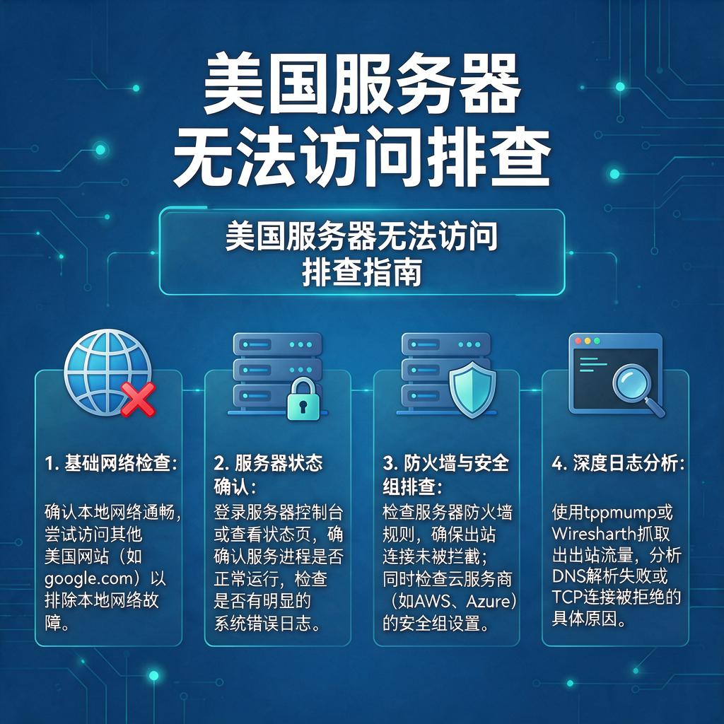 美国服务器无法访问排查 第1张 美国服务器无法访问排查 第1张
