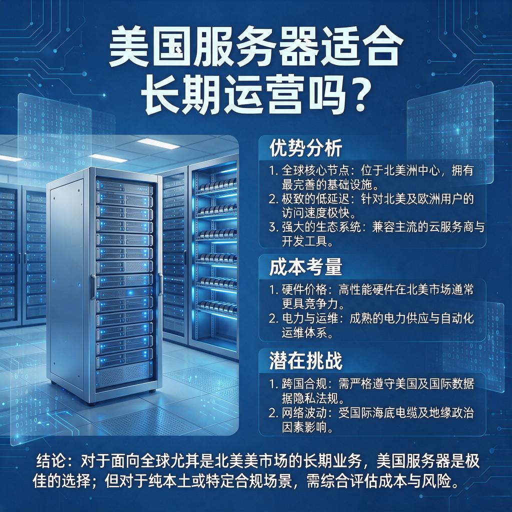 美国服务器适合长期运营吗