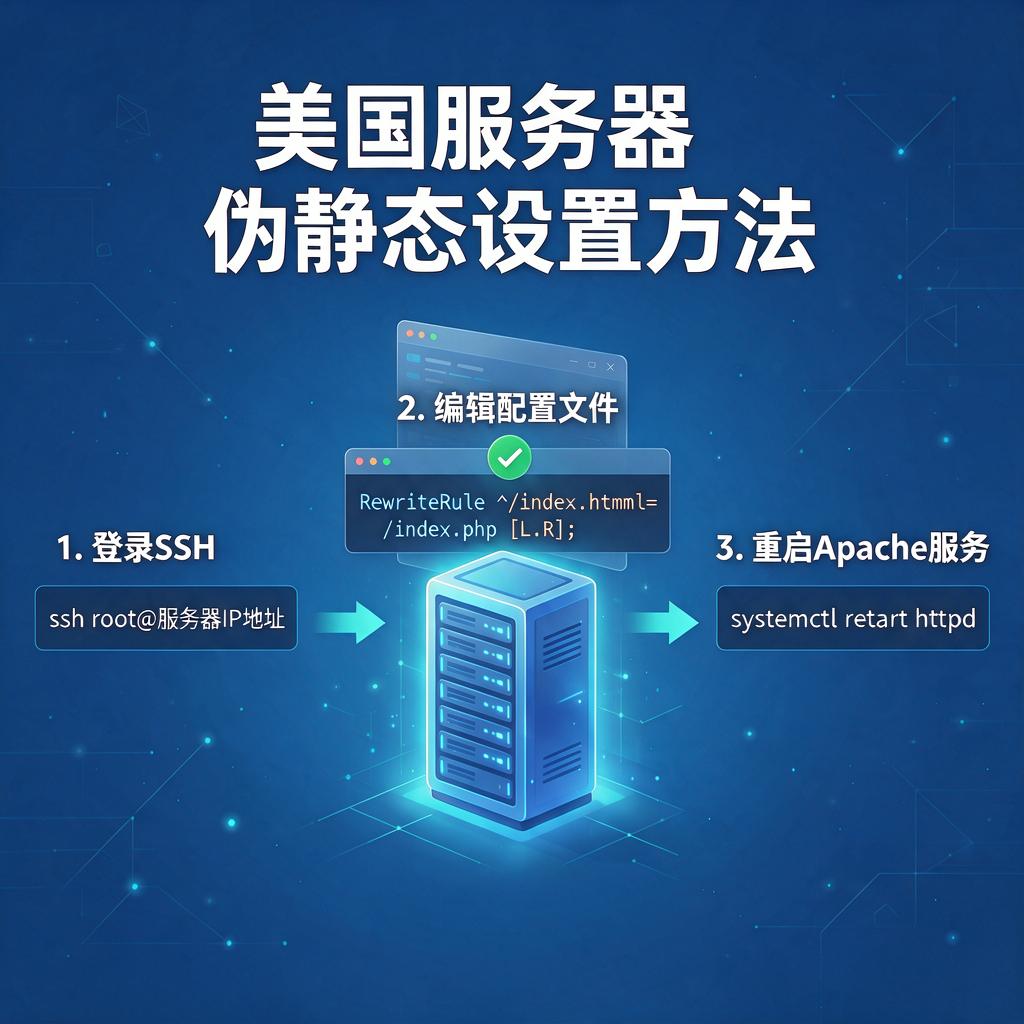 美国服务器伪静态设置方法