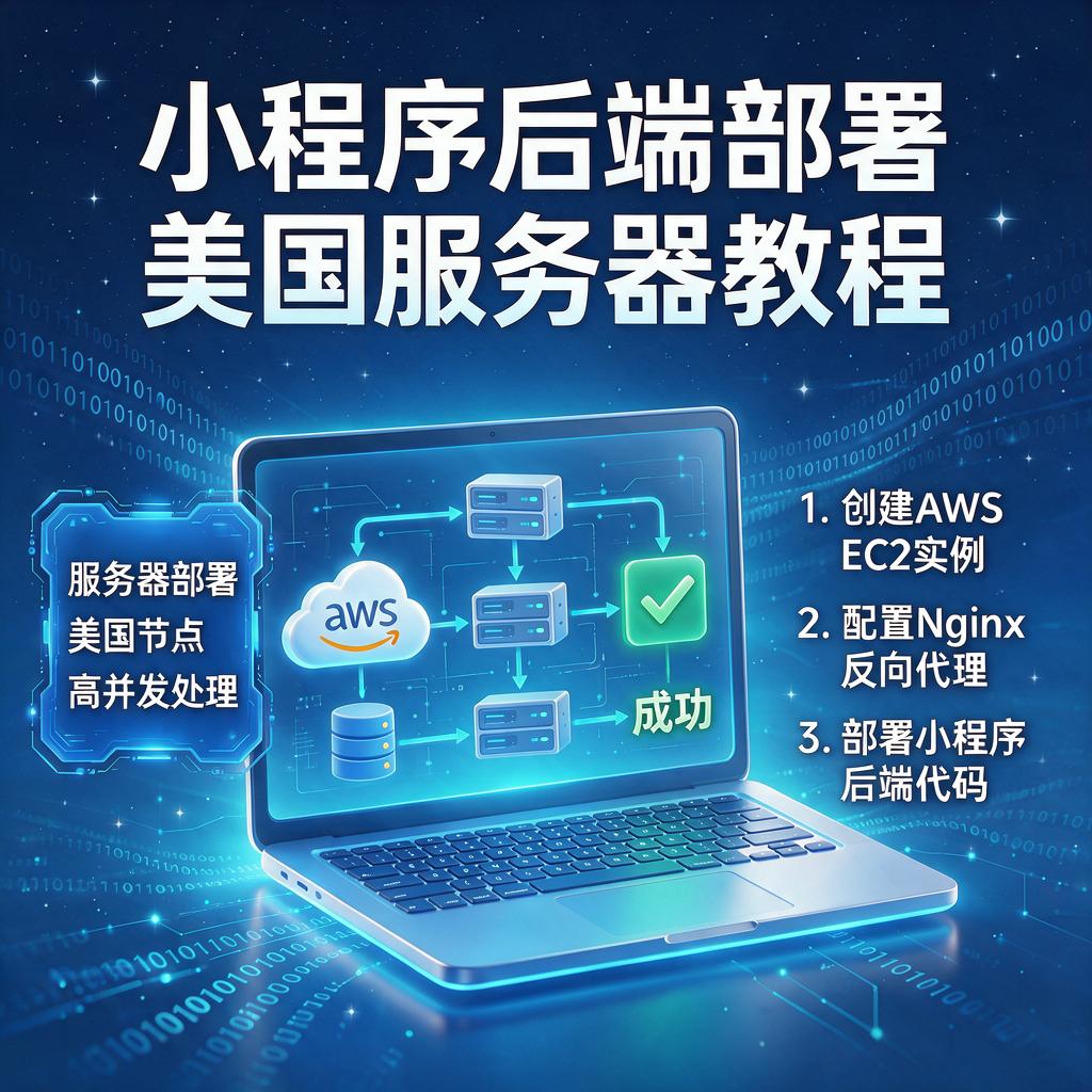 小程序后端部署美国服务器教程