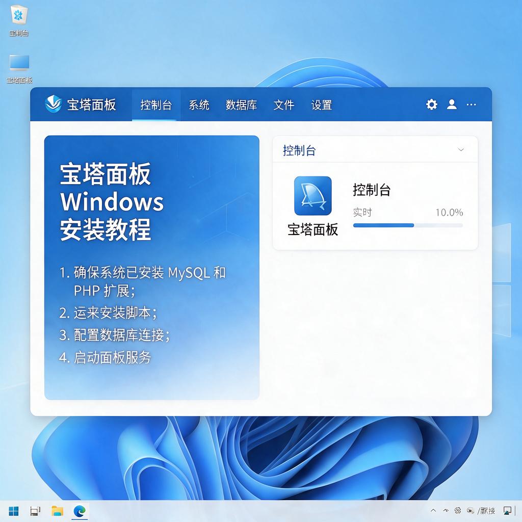 宝塔面板Windows安装教程