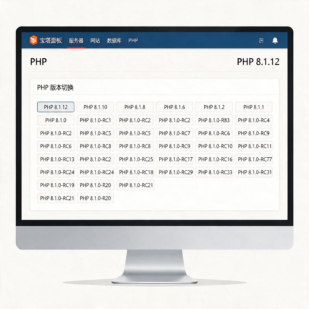 宝塔PHP版本切换报错