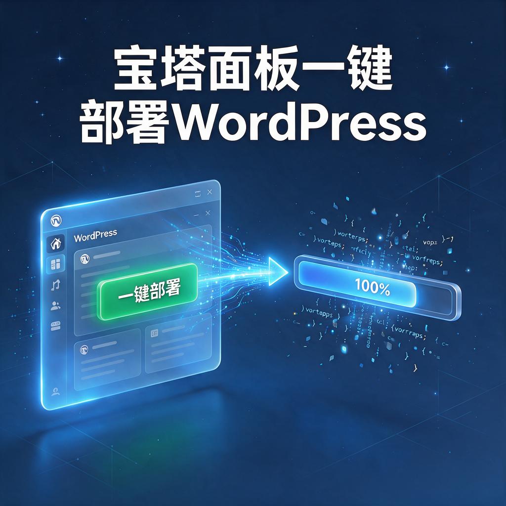 宝塔面板一键部署WordPress