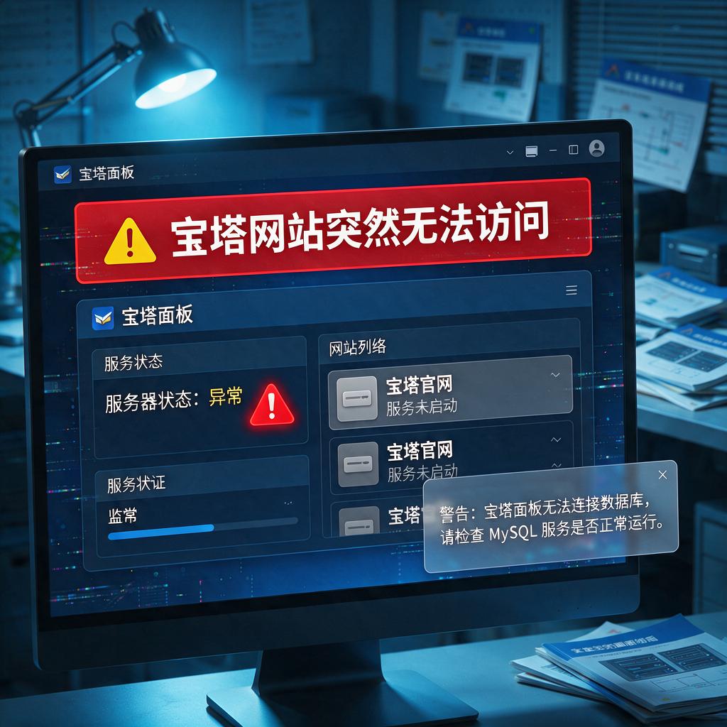 宝塔网站突然无法访问