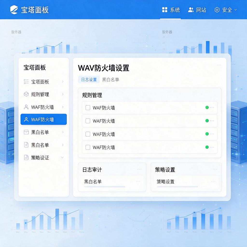 宝塔面板WAF防火墙设置 第1张 宝塔面板WAF防火墙设置 第1张