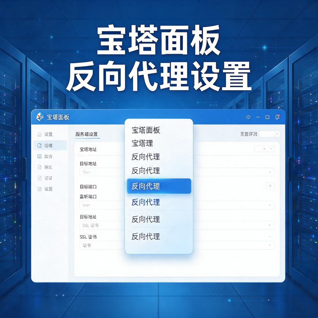 宝塔面板反向代理设置 第1张 宝塔面板反向代理设置 第1张