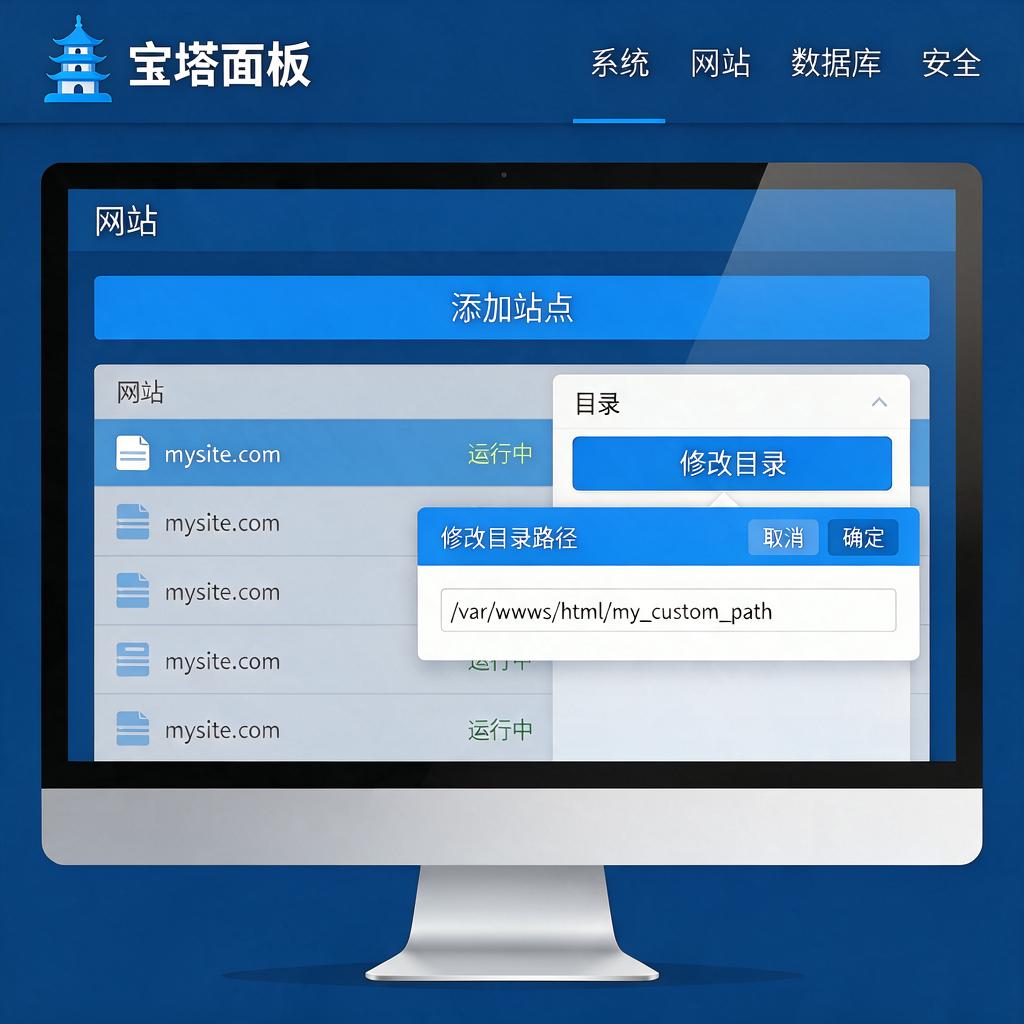 宝塔面板网站目录修改 第1张 宝塔面板网站目录修改 第1张