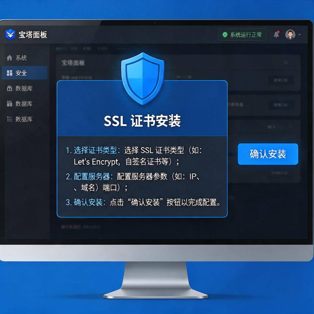 宝塔面板安装SSL证书 第1张 宝塔面板安装SSL证书 第1张