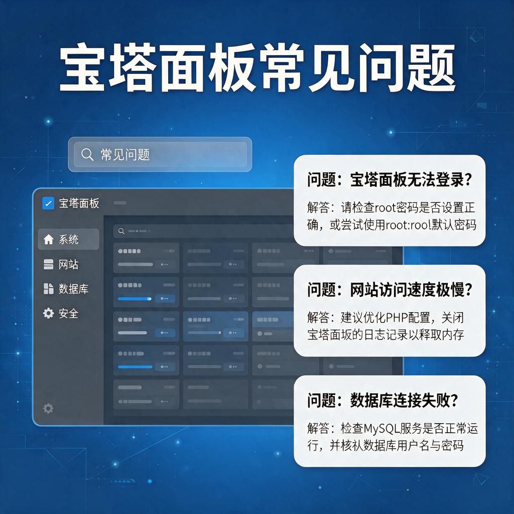 宝塔面板常见问题  第1张